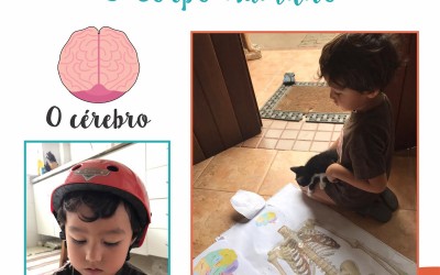 Brincadeiras para fazer em casa: o cérebro do corpo humano!
